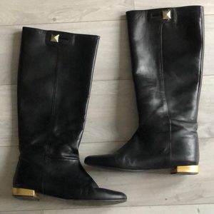 Preloved Kate Spade black leather boots with lots of life left